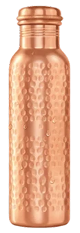 Certified Ayurveda® Pure Copper Water Bottles - V2 Hand-Hammered Edition